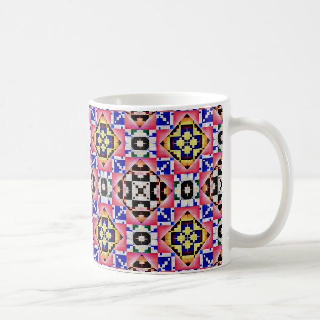 Caneca De Café Moderno Nativo Americano 11 (Direita)