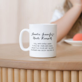 Caneca De Café Moderno Obrigado Por Serem Meus Padrões