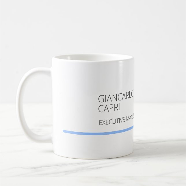 Caneca De Café Moderno Simples Minimalista (Esquerda)