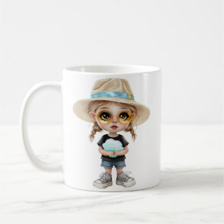 Caneca De Café Moderno Simples : Na moda Girl