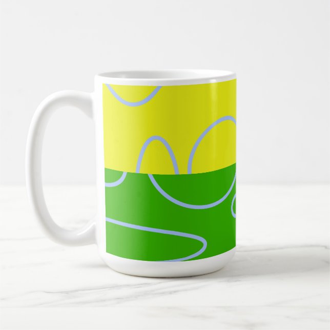 Caneca De Café Moderno Uau (Esquerda)