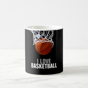 Caneca De Café Moderno Único Eu Adoro Basquete