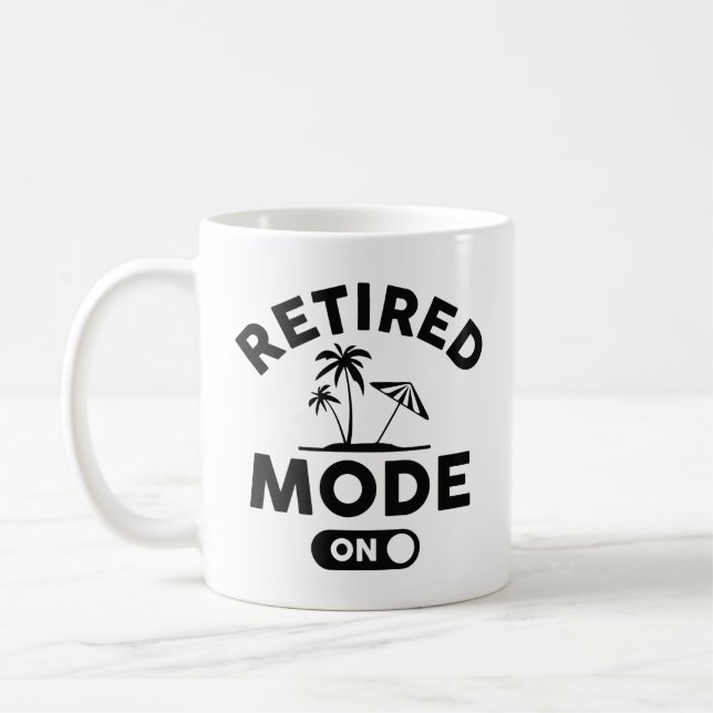 Caneca De Café Modo Aposentado Ativado (Esquerda)