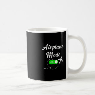 Caneca De Café Modo Avião Viagem Engraçada Piloto Avião Férias