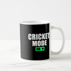 Caneca De Café Modo Críquete Ativado - Jogador de Críquete Críque