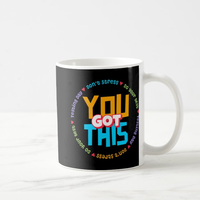 Caneca De Café Modo De Dia De Estada No Teste De Professores (Direita)