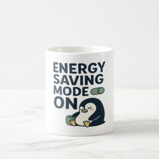 Caneca De Café Modo de economia de energia ativado - Design de pi