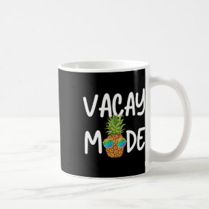 Caneca De Café Modo de Férias Abacaxi Verão Férias Cruzeiro Fuga