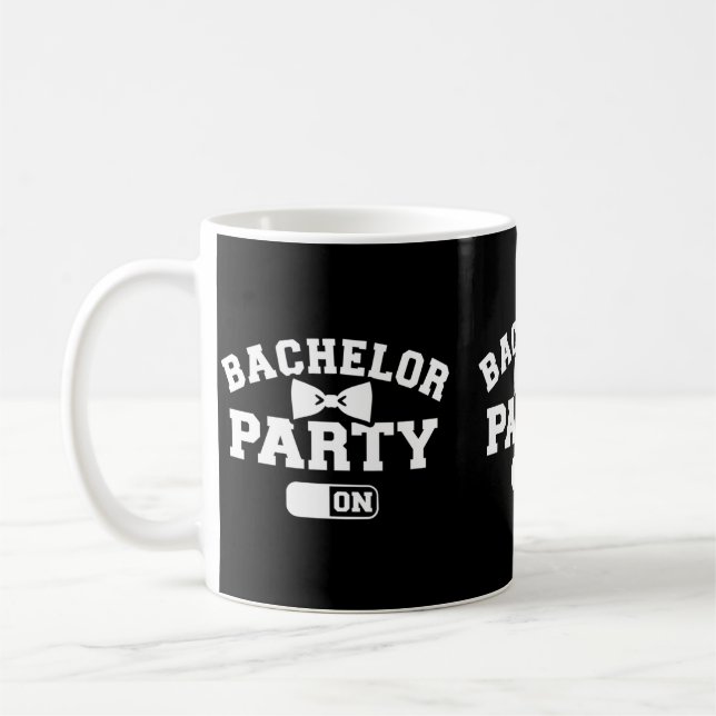 Caneca De Café Modo de Noite de Despedida de Solteiro Masculino n (Esquerda)