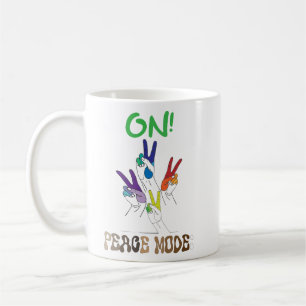 Caneca De Café Modo de Paz: ATIVADO! Vol.