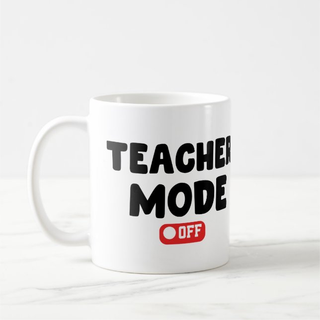 Caneca De Café Modo de Professora do Trendy Desing , Ditos Engraç (Esquerda)