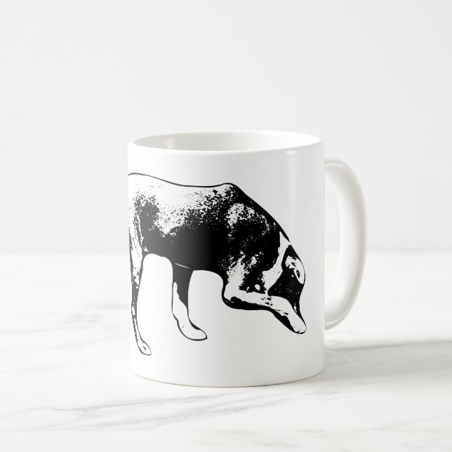 Caneca De Café Modo de Rastreamento - Nariz para Terra (Frente Esquerda)