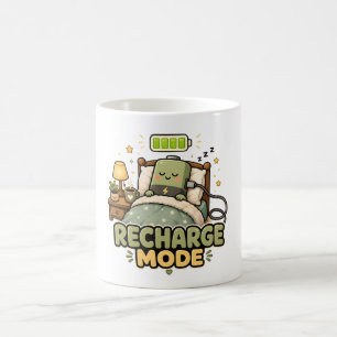 Caneca De Café Modo de Recarga   Bateria Sonolenta Confortável Mi