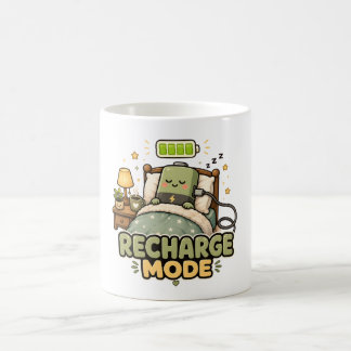 Caneca De Café Modo de Recarga | Bateria Sonolenta Confortável Mi
