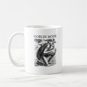 Caneca De Café Modo Duende Goblincore Estética Vintage Engraçado