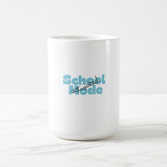 Caneca De Café Modo Escolar: Mug Ativado - Perfeito para Todos (Centro)