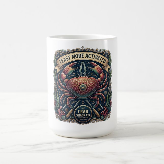 Caneca De Café Modo Festa Ativado Manga Longa (Centro)