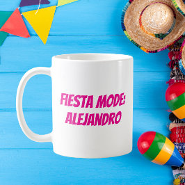 Caneca De Café Modo Festa Personalizado Cinco de Mayo