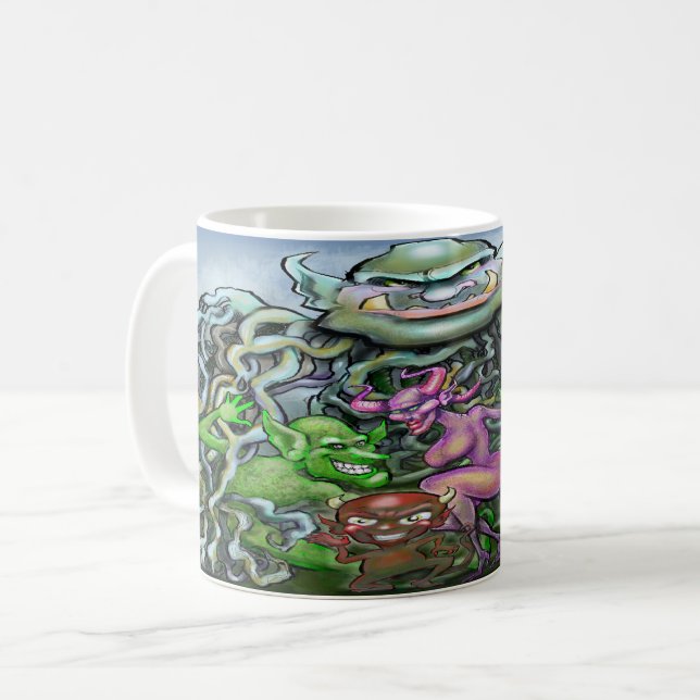 Caneca De Café Modo Goblin (Frente Esquerda)