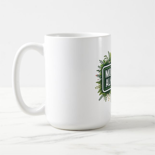 Caneca De Café Modo Mamãe Sempre Ligado (Esquerda)