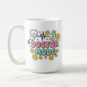 Caneca De Café Modo Médico Fofo Médico