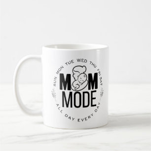 Caneca De Café MODO MOM: Todo Dia, Todo Dia - Amor da Mãe