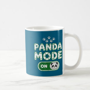 Caneca De Café Modo Panda Ativado Camisa Divertida Amante de Urso