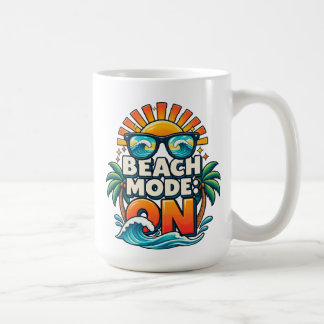 Caneca De Café Modo Praia: Pronto