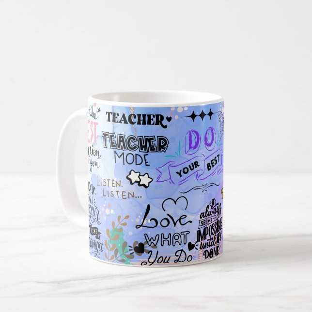 Caneca De Café modo professor (Frente Esquerda)