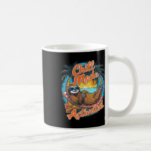 Caneca De Café Modo Relax Ativado Rede de Preguiça Pôr do Sol na 