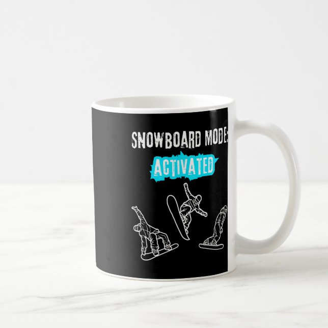 Caneca De Café Modo Snowboard ativado (Direita)