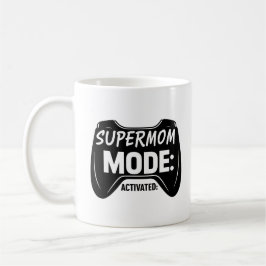 Caneca De Café Modo Super-Mãe Ativado - Presente para o Dia da Mã