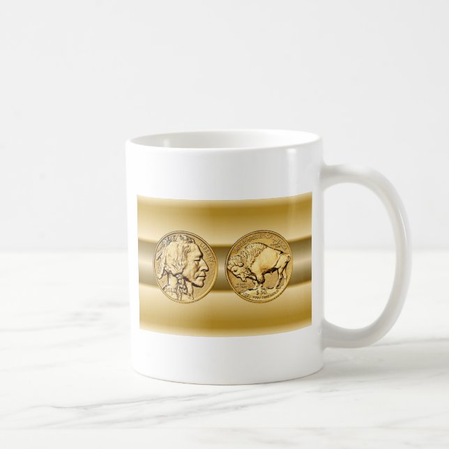 Caneca De Café Moedas Douradas de 2013 - Buffalo Americano - Prov (Direita)