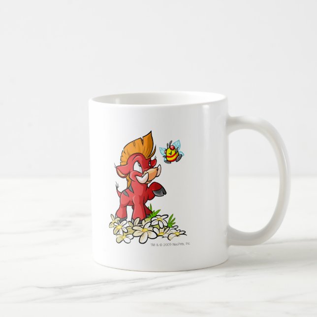 Caneca De Café Moehog vermelho e zumbido (Direita)