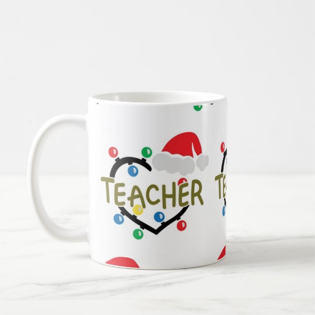 CANECA DE CAFÉ **MOG DE NATAL DO PROFESSOR** (Esquerda)