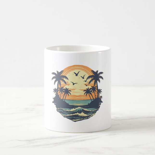 Caneca De Café Mogas e Copas de Férias de Verão (Centro)