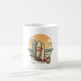 Caneca De Café Mogas e Copas de Férias de Verão