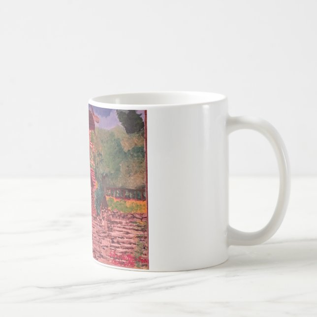 Caneca De Café Moinho de vento do santuário do lago (Direita)