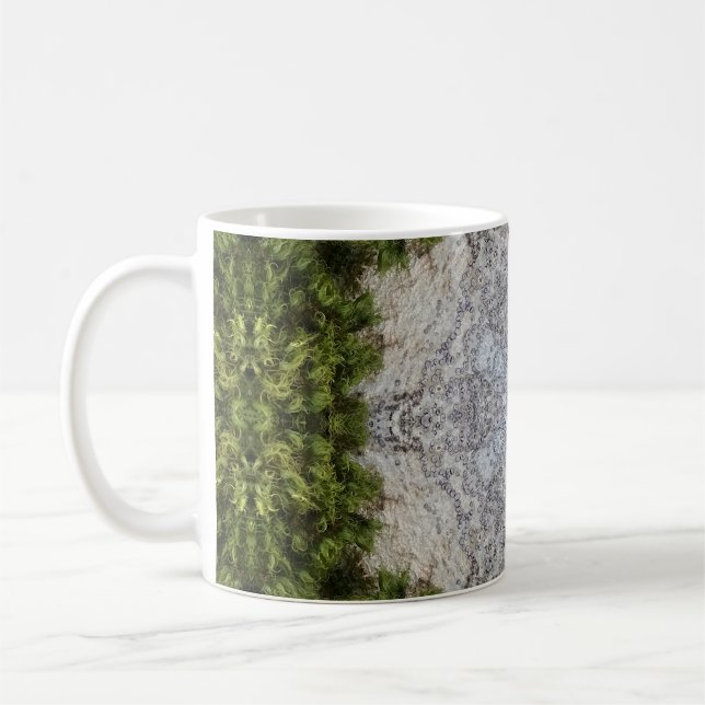 Caneca De Café Moisés Verdes e Arte da Terra (Esquerda)