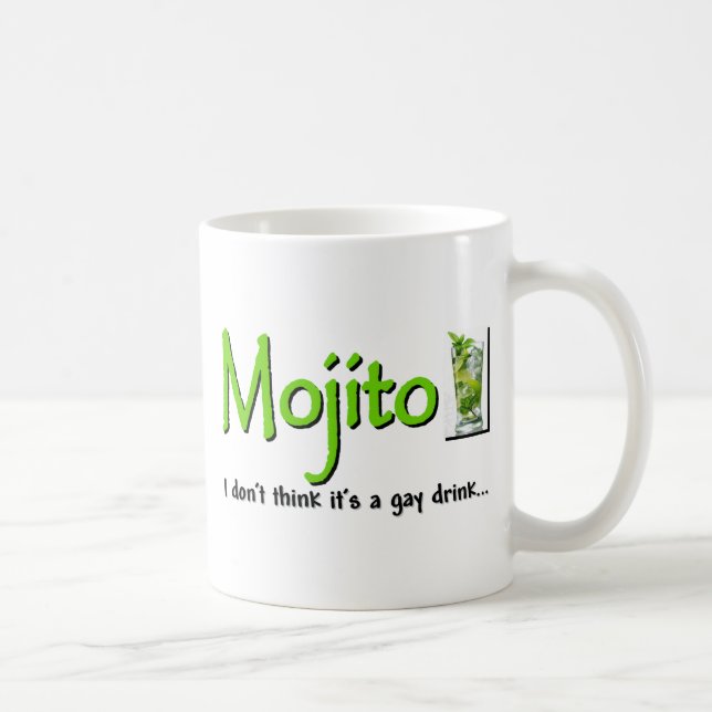 Caneca De Café Mojito: Não uma bebida alegre…? (Direita)