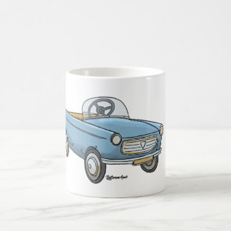 Caneca De Café Mok met leuke peugeot 404 in retro look