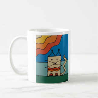 Caneca De Café Mok - Sunnycat in the sun