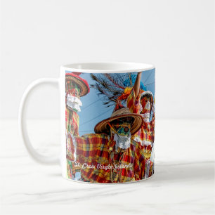 Caneca De Café Moko Jumbies US Virgin Islands Flags Rua. Croix VI