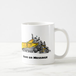 Caneca De Café Molas De Salva De Asfalto, Canuca De Construção,