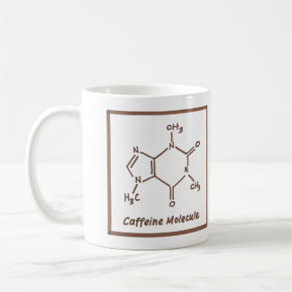 Caneca De Café Molécula da cafeína