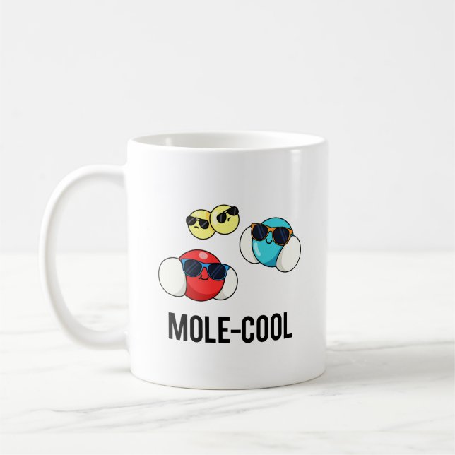 Caneca De Café Molécula Funny Legal Mole Pun (Esquerda)