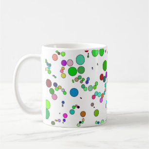 Caneca De Café Moléculas 11oz Mug
