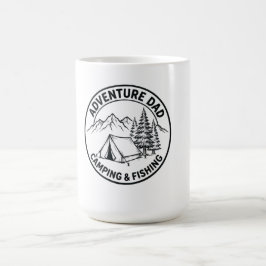 Caneca De Café Moletom de Acampamento do Dia de Aventura - Outdoo