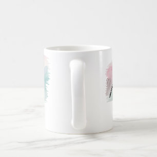 Caneca De Café Molhar O Cobra Multi-Cor Da Velha Madeira Da Pele