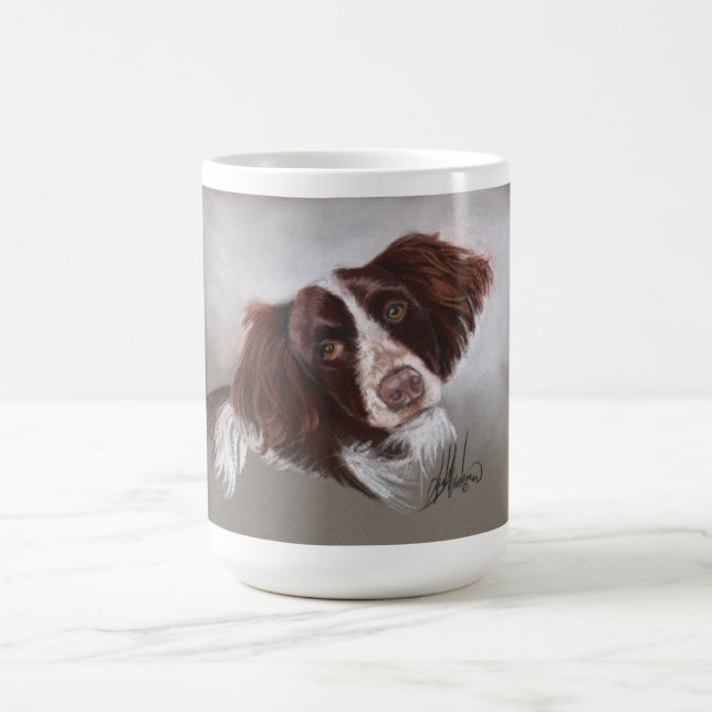 Caneca De Café Molho Clássico de Pintura Original Springer Spanie (Centro)